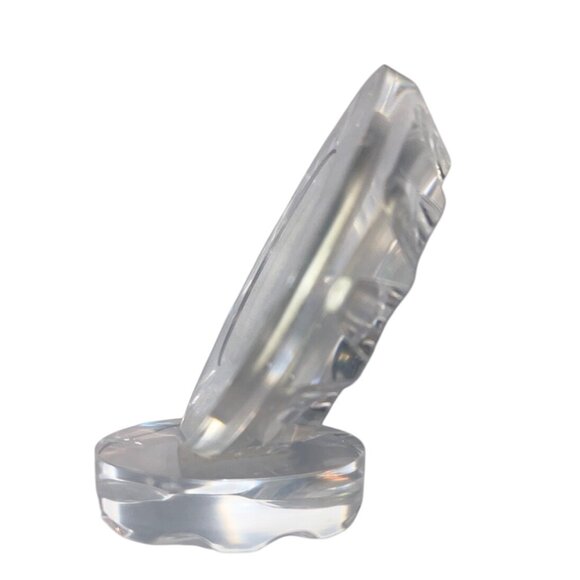 Embossed Silver Laxmi Acrylic Frame with Pedestal Goddess of Wealth Temple - Picture 4 of 6